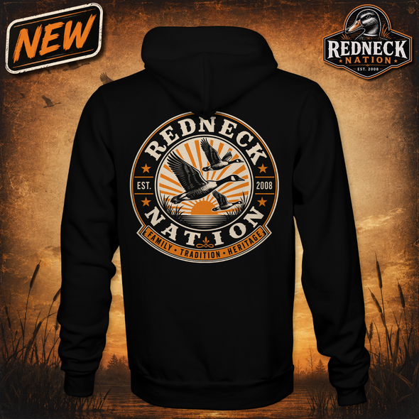 Redneck Nation Duck Hunt Hoodie