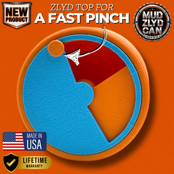 Mud ZLYD Can Gator Bite Orange FREE Reloader Funnel