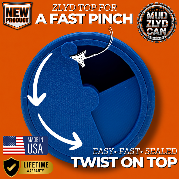 Mud ZLYD Can Patriot Blue FREE Reloader Funnel