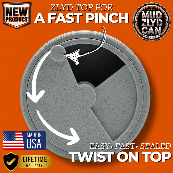 Mud ZLYD Can Concrete Grey FREE ? Reloader Funnel