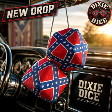 Confederate Truck Dice