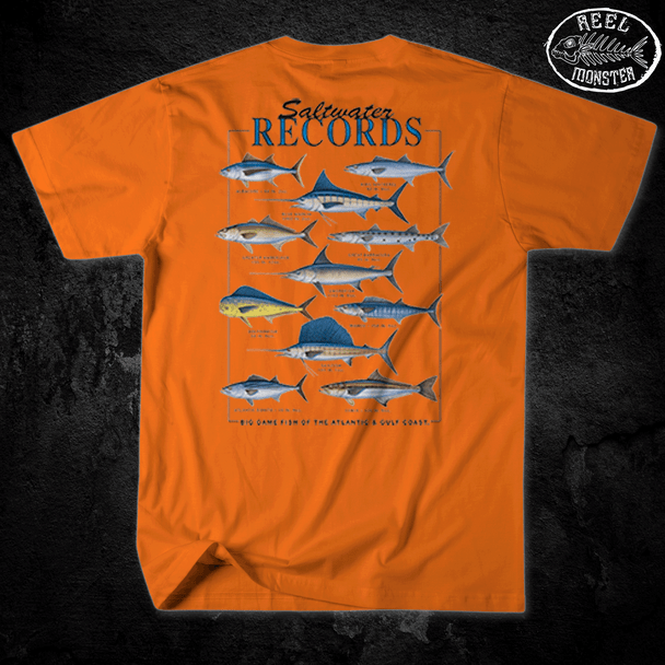 Reel Monster© Saltwater Records Shirt RMSWR-2000