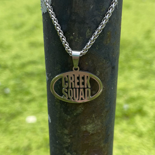 Creek Squad Stainless Steel Charm and Necklace