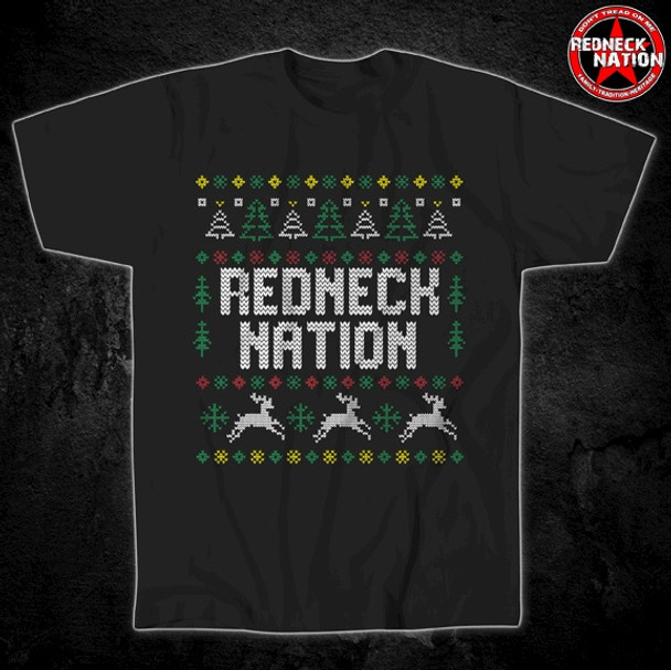 Redneck Nation Christmas Ugly Shirt