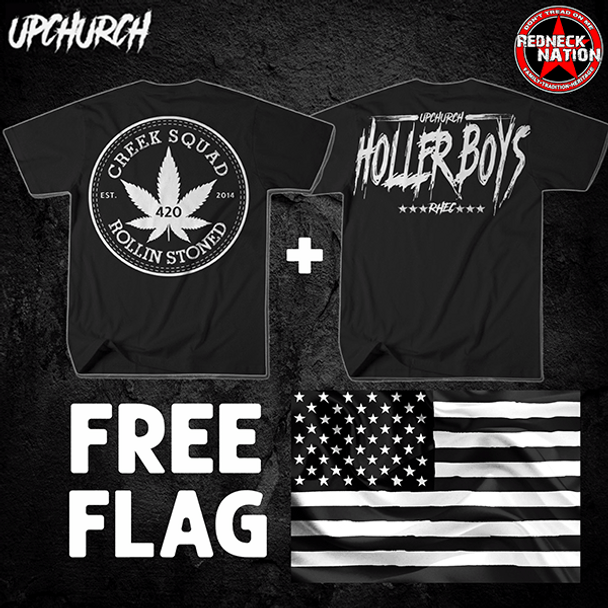 Upchurch© Creek Squad 420/ Holler Boys Free Flag Package