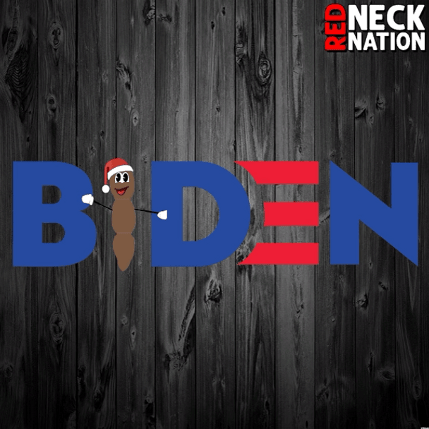 Hankey Biden Sticker