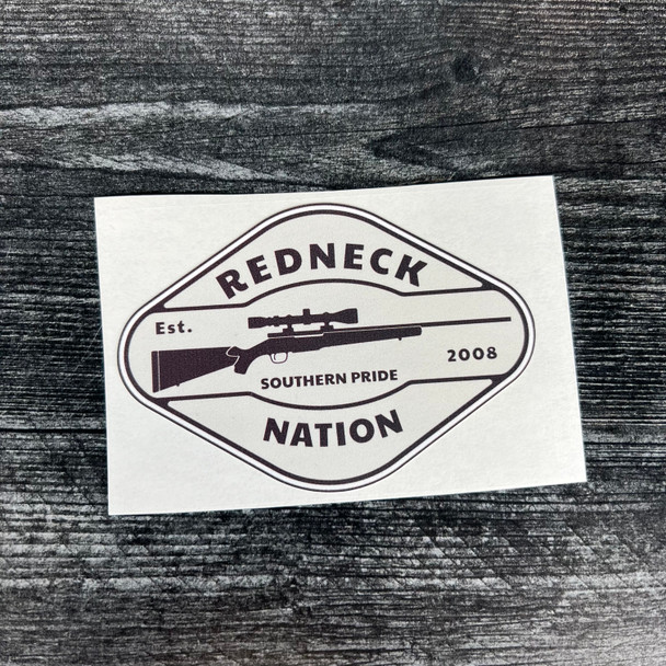 Redneck Nation© Hunting Series Rifle Sticker