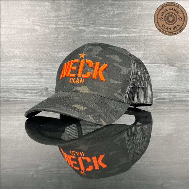 NECK Clan Orange Embroidered 3D Hat