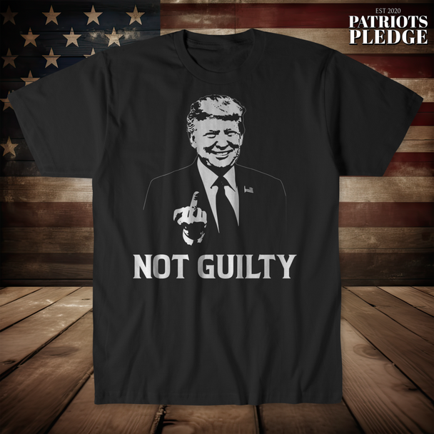 Not Guilty Free Trump Shirt