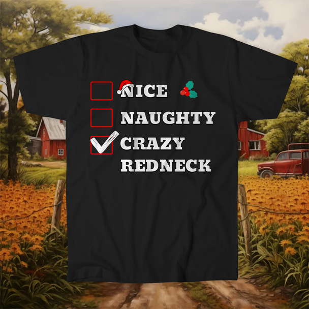 Crazy Redneck Checklist Shirt