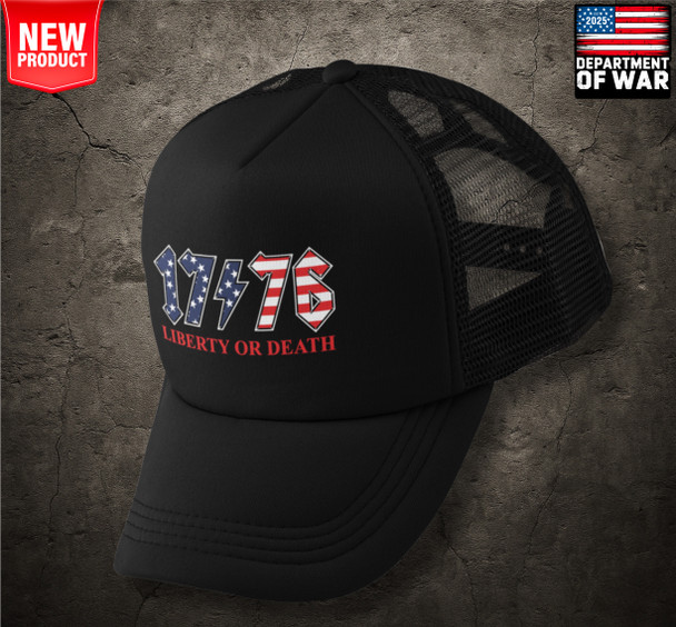 1776 Flag ACDC Trucker Hat
