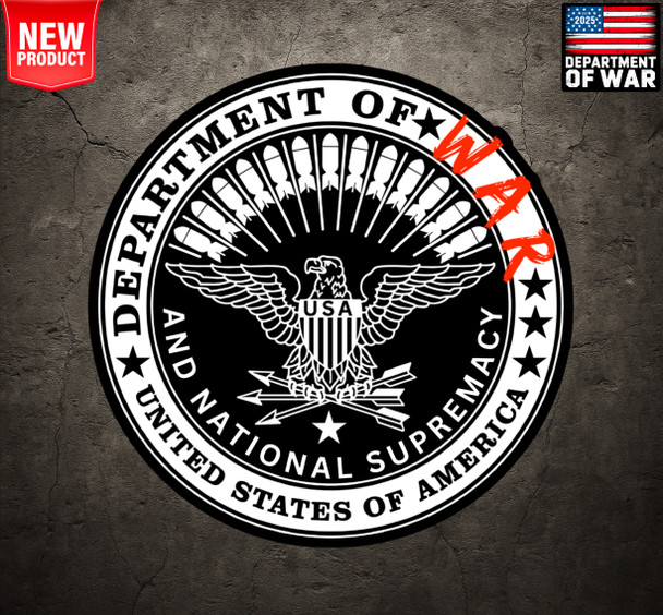 Department Of War Supreme Sticker Department Of War Supreme Sticker
