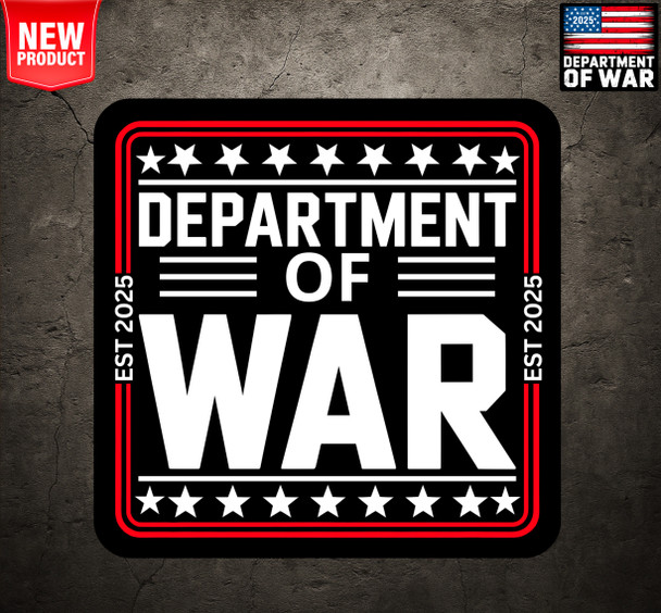 Department Of War Banner Sticker Department Of War Banner Sticker