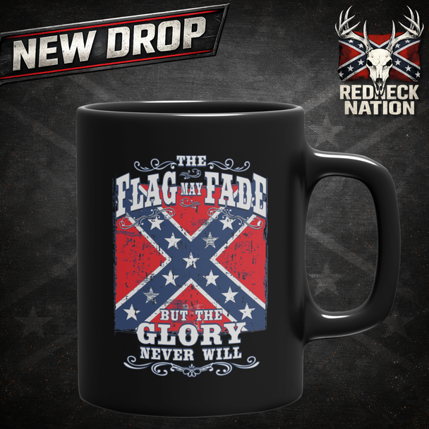 Redneck Nation Flag May Fade Coffee Cup