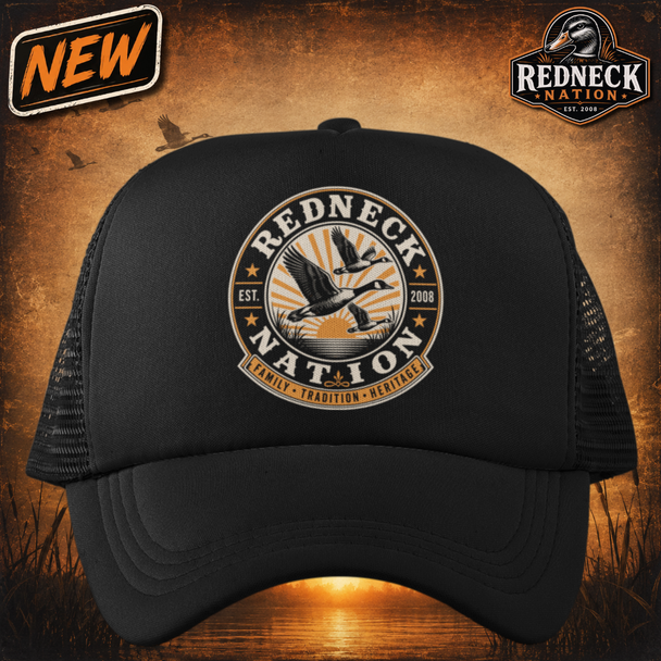 Redneck Nation Duck Hunt Trucker Hat