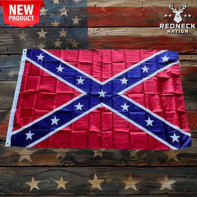 3X5 Confederate Battle Flag Polyester RNF-12 - Redneck Nation