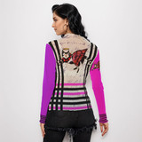 Flying Cat Angel mesh top