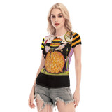 Bee Keeper Short Sleeve Mesh top