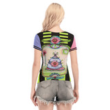 Gerber Daisy Short Sleeve Mesh top