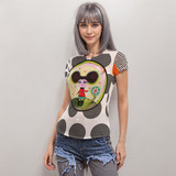 Cookie Puss Women's Short Sleeve Mesh Blouse