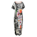 Rabbit's Garden Women's  Long Dress With Pockets