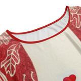 Red Rabbit's garden Maxi Dress With Pockets