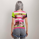 Hedgehog picnic Short Sleeve Mesh Top