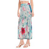 Ocean dreams Women's Side Slit Skirt