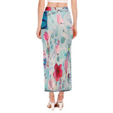 Ocean dreams Women's Side Slit Skirt