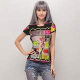 Candy Darling Short Sleeve Mesh Top