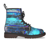 Blue glam unisex ankle Boots