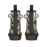 Gold swirls unisex ankle Boots