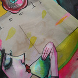 Coffee architecture 100% cotton long sleeve top