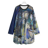 Scorpio moon flare dress 100% cotton