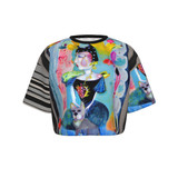 Dog crop top 100% cotton