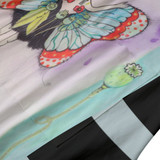 Poppy fairy flare dress 100% cotton