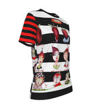Strawberry pixies O neck T shirt