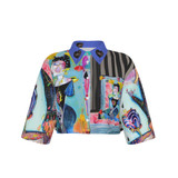 Dog goddess crop jacket 100% cotton