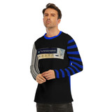 Stereo men's long sleeve shirt 100% cotton