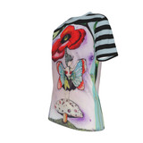 Poppy fairy O Neck T shirt