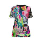 Glitter Puff O-Neck T-Shirt