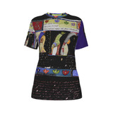 Shoe sketch O neck tshirt