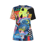 Lemon sidewalk O-Neck T-Shirt