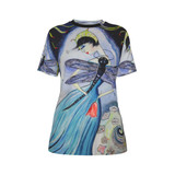 Dragonfly with girl O-Neck T-Shirt