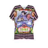 Reality Bat Sleeves V-Neck Shirt