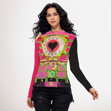 Call me long sleeve Mesh Top