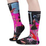 Magenta girls Unisex Crew Socks