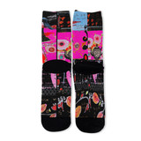 Magenta girls Unisex Crew Socks