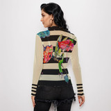 Dragonfly Long Sleeve Mesh Top