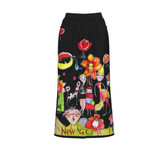 NY Garden 100% organic cotton maxi skirt